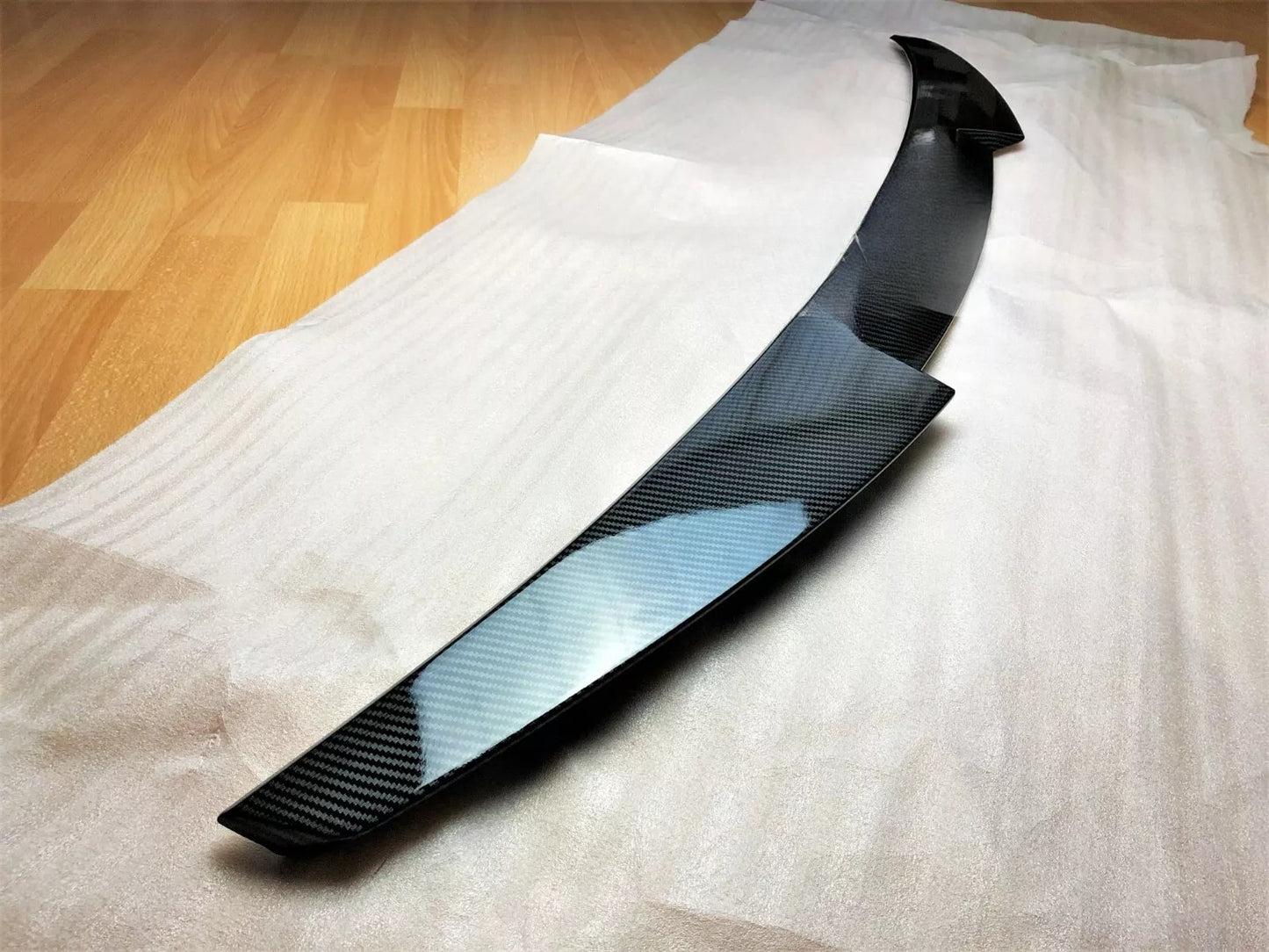🔥KIT Spoiler Posteriore Nero Lucido Adatto Per Audi A4 B9 Berlina 🔥