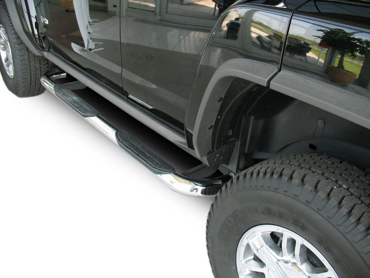 ART.2507  Pedane Inox Hummer H3 2005-2010 Spedizione Gratuita