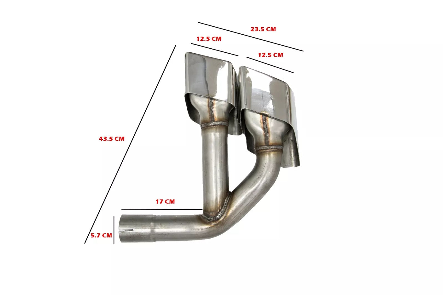 ⭐Punte Marmitte Coda Quadrilatero per Audi Q7 4M 15-19 SQ7 Look Benzina⭐