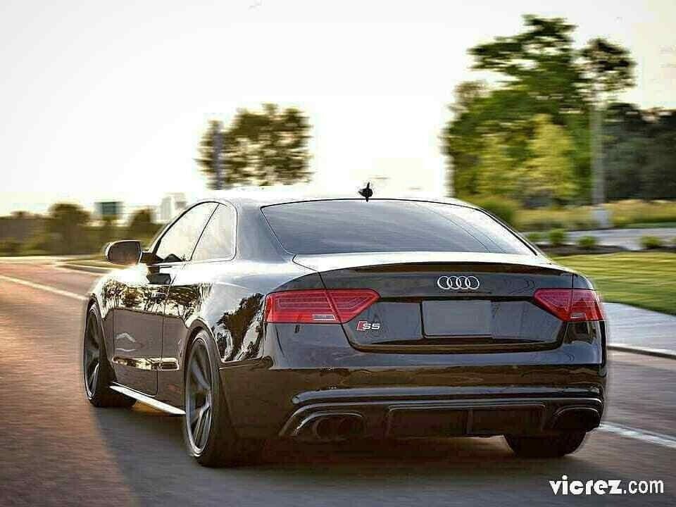 DIFFUSORE ADATTO PER AUDI A5 2007-2011 COUPE STANDARD 2+2 LOOK DTM GREZZO