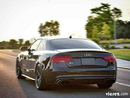 DIFFUSORE ADATTO PER AUDI A5 2007-2011 COUPE STANDARD 2+2 LOOK DTM GREZZO