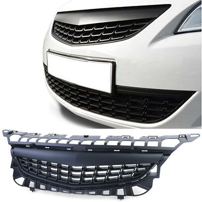 Sport Grille Aftermarket Black Emblemless Grille Compatible with Opel Astra J 5 Door 09-12 