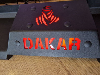 PEDANE ADATTE PER FORD RANGER T6 2011+ LOOK DAKAR OFF ROAD NERO OPACO CON LED