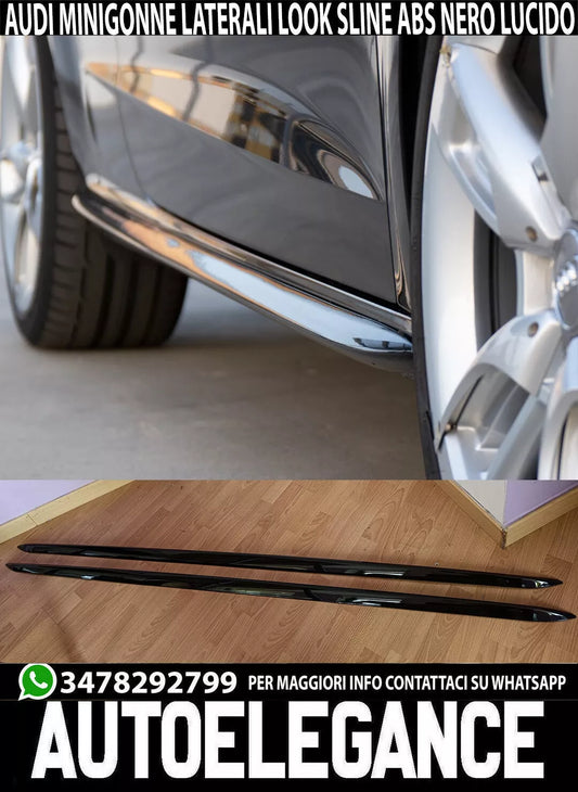 0475 Audi A4 B9 2015-2021 Luci di Posizione Top Look Sline Nero Lucido