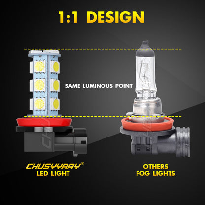 Per Nissan Versa Note 2014-2019 4x LED Faro Fendinebbia Lampadine ombo Kit 6000K