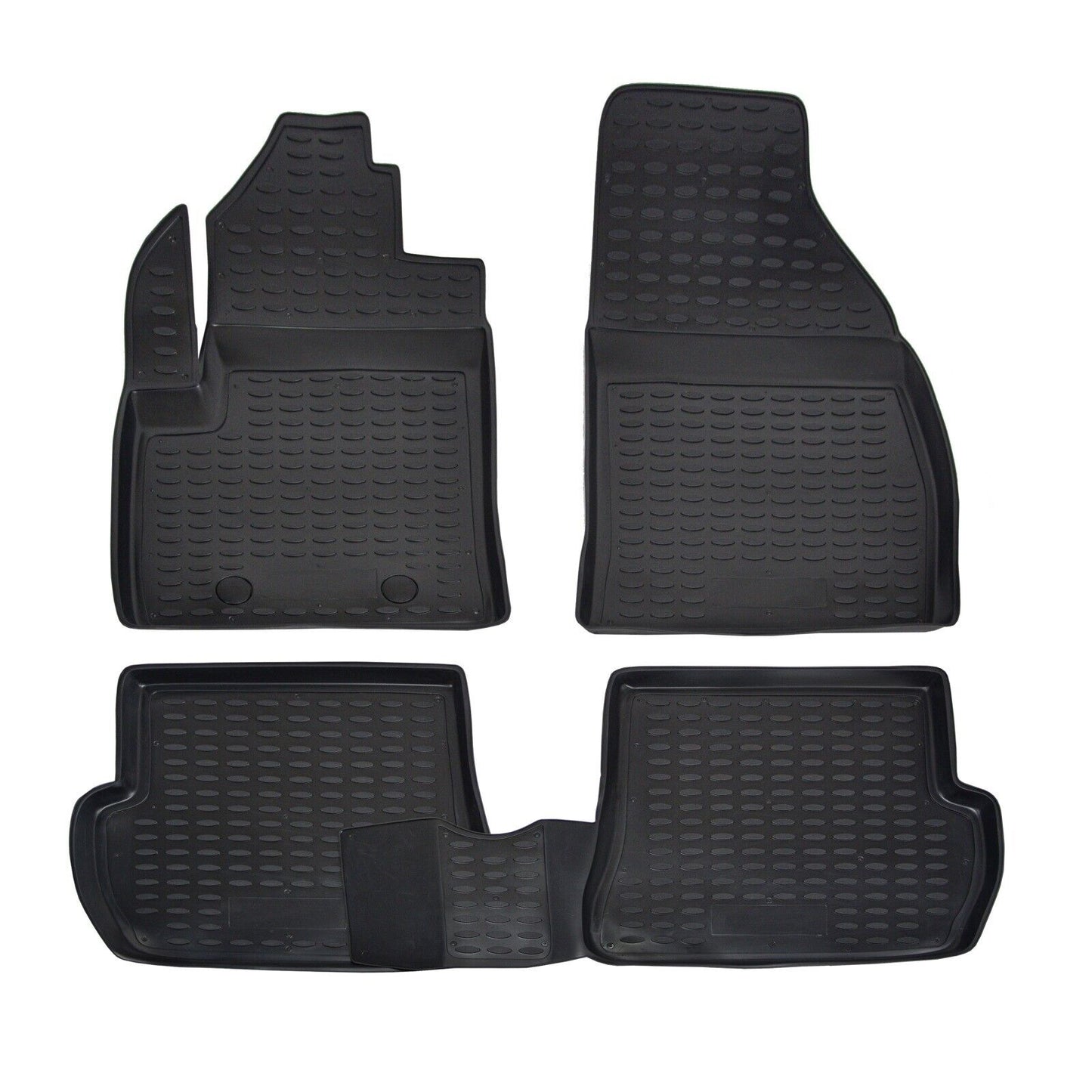TAPPETI , TAPPETINI AUTO IN GOMMA ADATTI PER  FORD FIESTA 2002-2008 4pcs