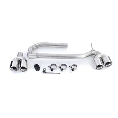 Conversione look sportivo duplex per terminale di scarico adatto per BMW F10 F11 520 525 528 530