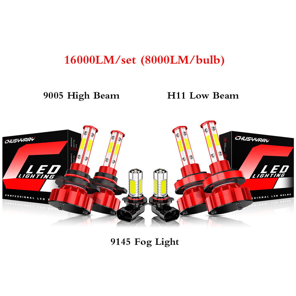 Per Toyota Solara 2004 2005 2006 - Kit lampadine fendinebbia faro a LED 6 pezzi