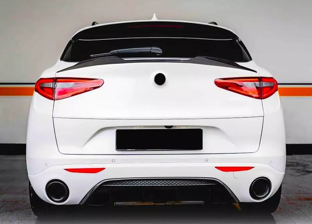 🤩Glossy black rear spoiler kit suitable for Alfa Romeo Stelvio 2017+🤩 