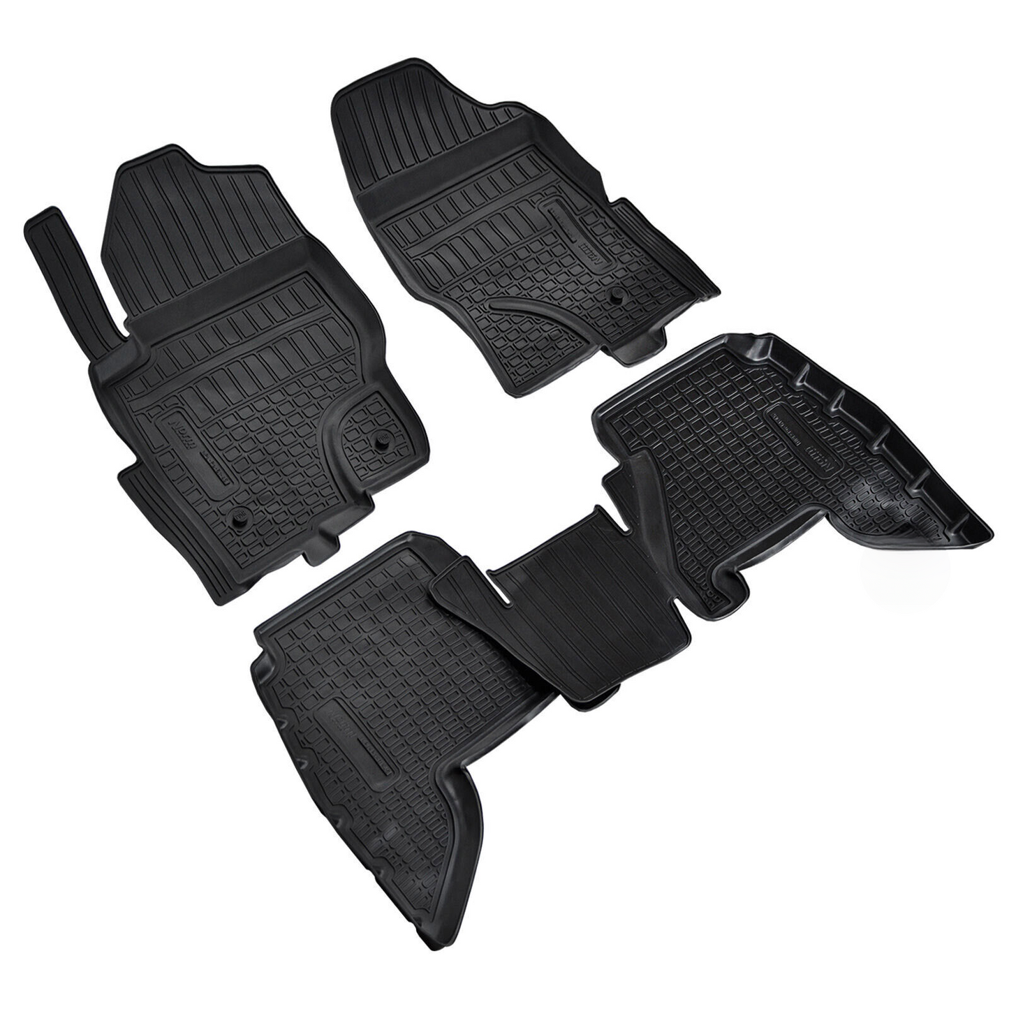 TAPPETI , TAPPETINI AUTO IN GOMMA ADATTI PER NISSAN PATHFINDER R51 2005-2014