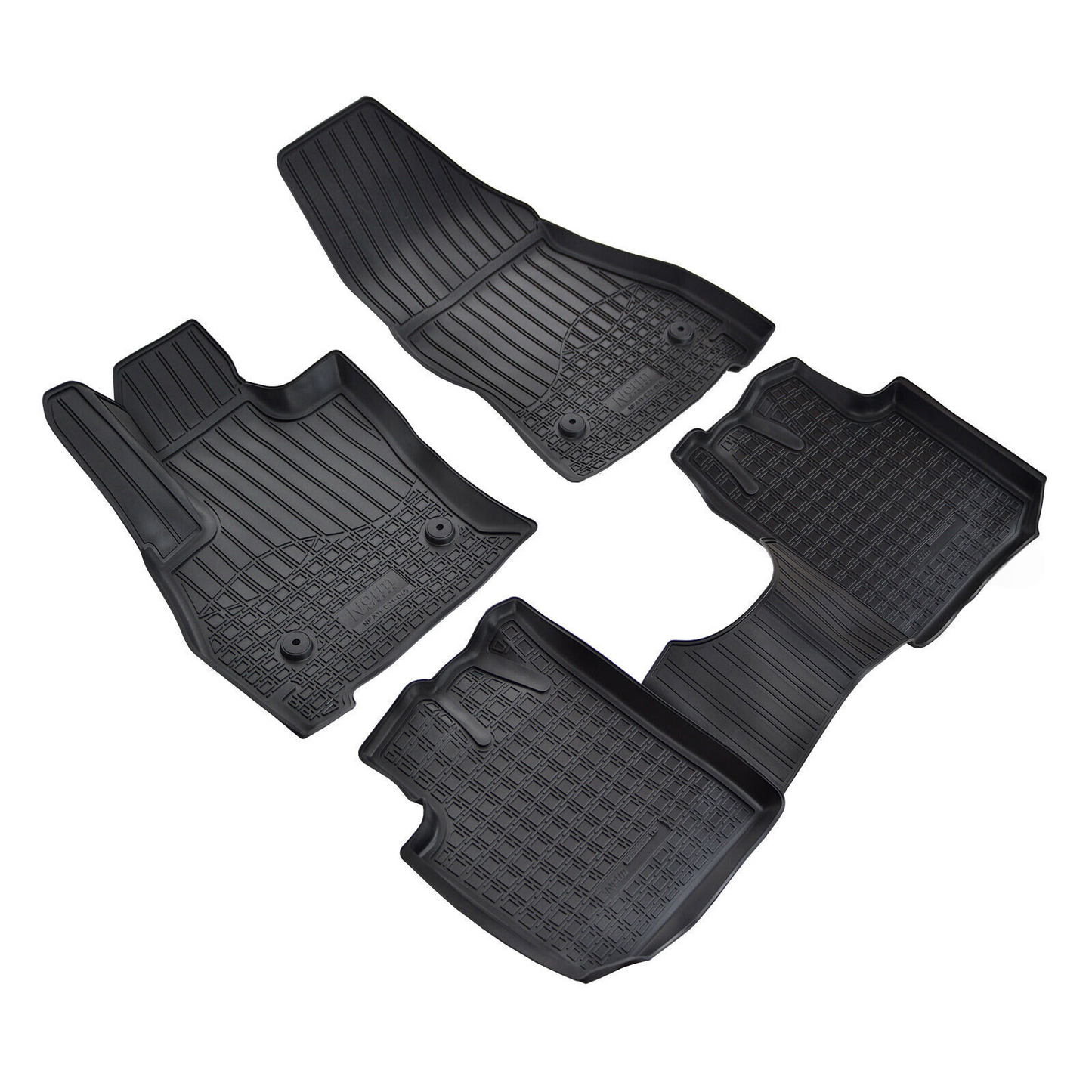 TAPPETI , TAPPETINI AUTO IN GOMMA ADATTI PER FIAT 500L dal 2012