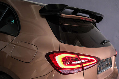 Spoiler TETTO per Mercedes Classe A Hatchback W177 18+ A45 Look nero