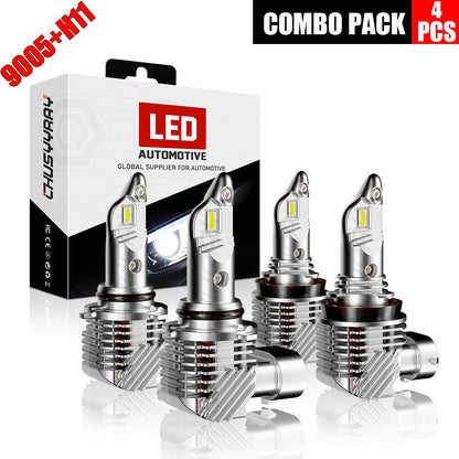 9005+H11 Kit Fari Combo LED per Honda Accord coupé2008-2015Abbaglianti/Anabbagli