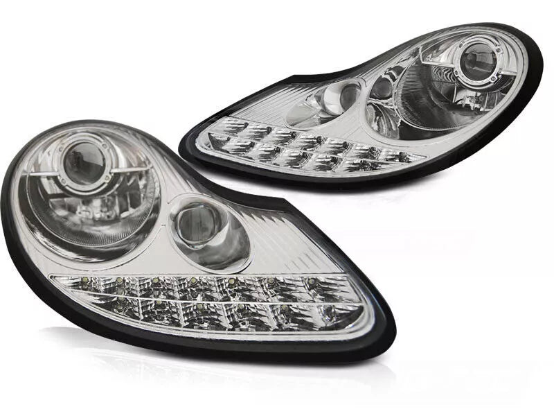 Fari per Porsche Boxster 986 anno 96-04 frecce LED cromate luce di posizione LED