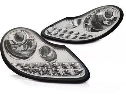 Fari per Porsche Boxster 986 anno 96-04 frecce LED cromate luce di posizione LED