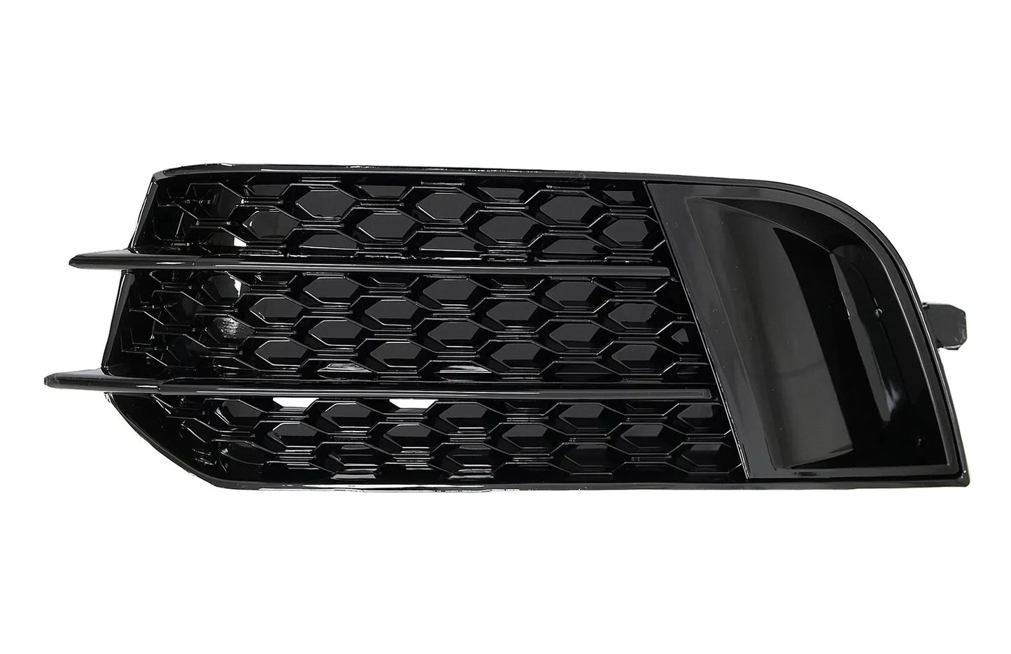 Lato griglie Coperture fendinebbia per Audi A1 8X 2010-2015 RS1 Look Nero