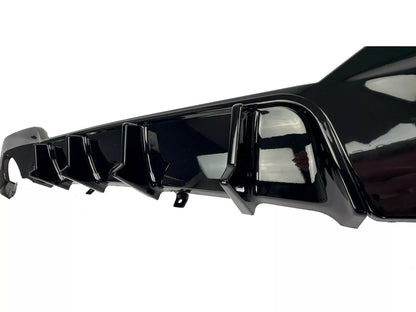 DIFFUSORE NERO LUCIDO ADATTO A BMW SERIE 3 G20 / G21 M SPORT 2018-2022