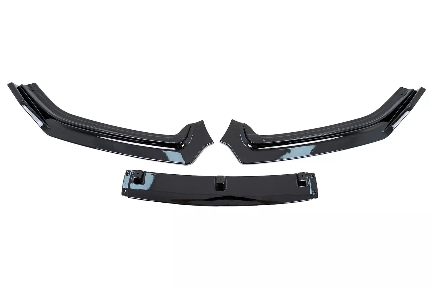 😍Labbro anteriore Estensione Spoiler per VW Polo 6R 6C Facelift 09-17 Nero😍