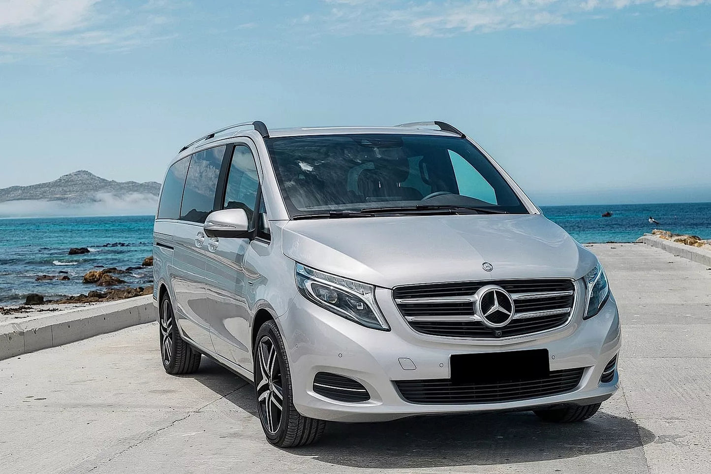😎Mancorrenti sul tetto per Mercedes V W447 14+ passo corto SWB in alluminio😎