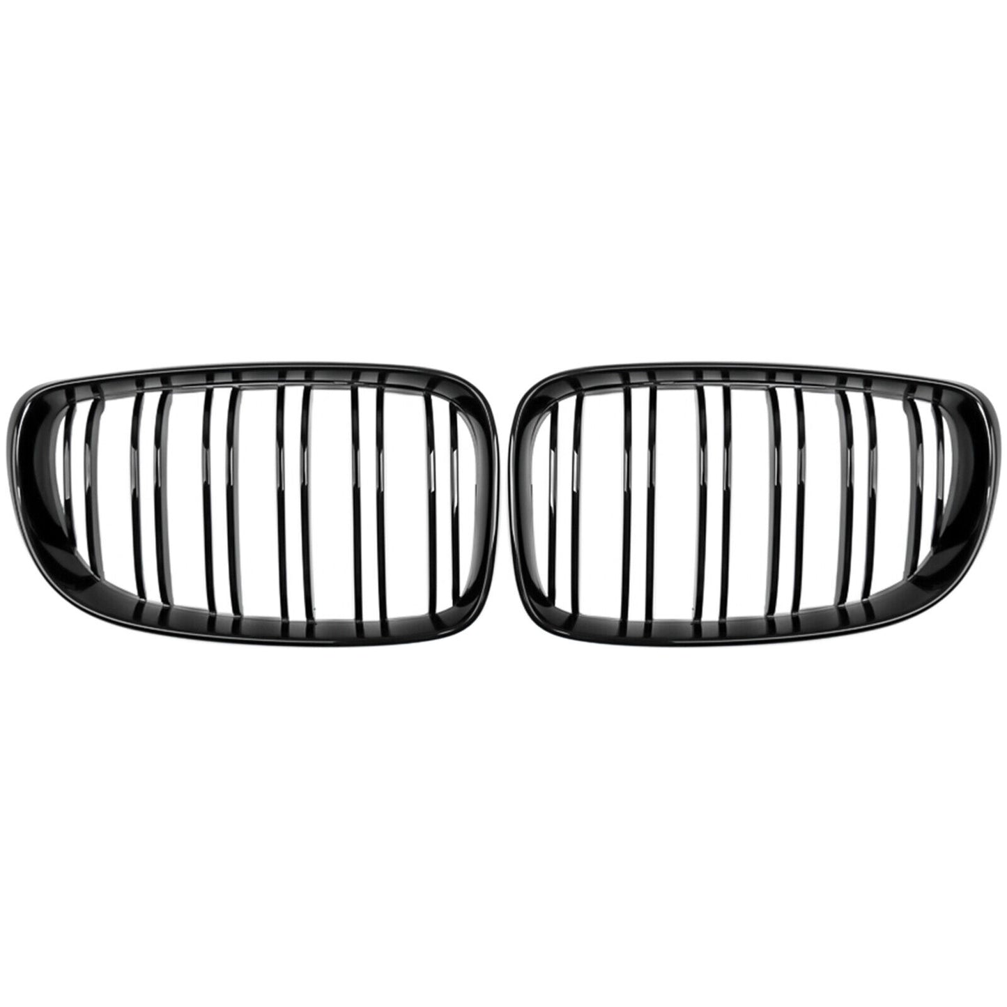 Griglia Rene doppia passerella adatta per BMW Serie 1 E81 E87 E88 2007-13 nero