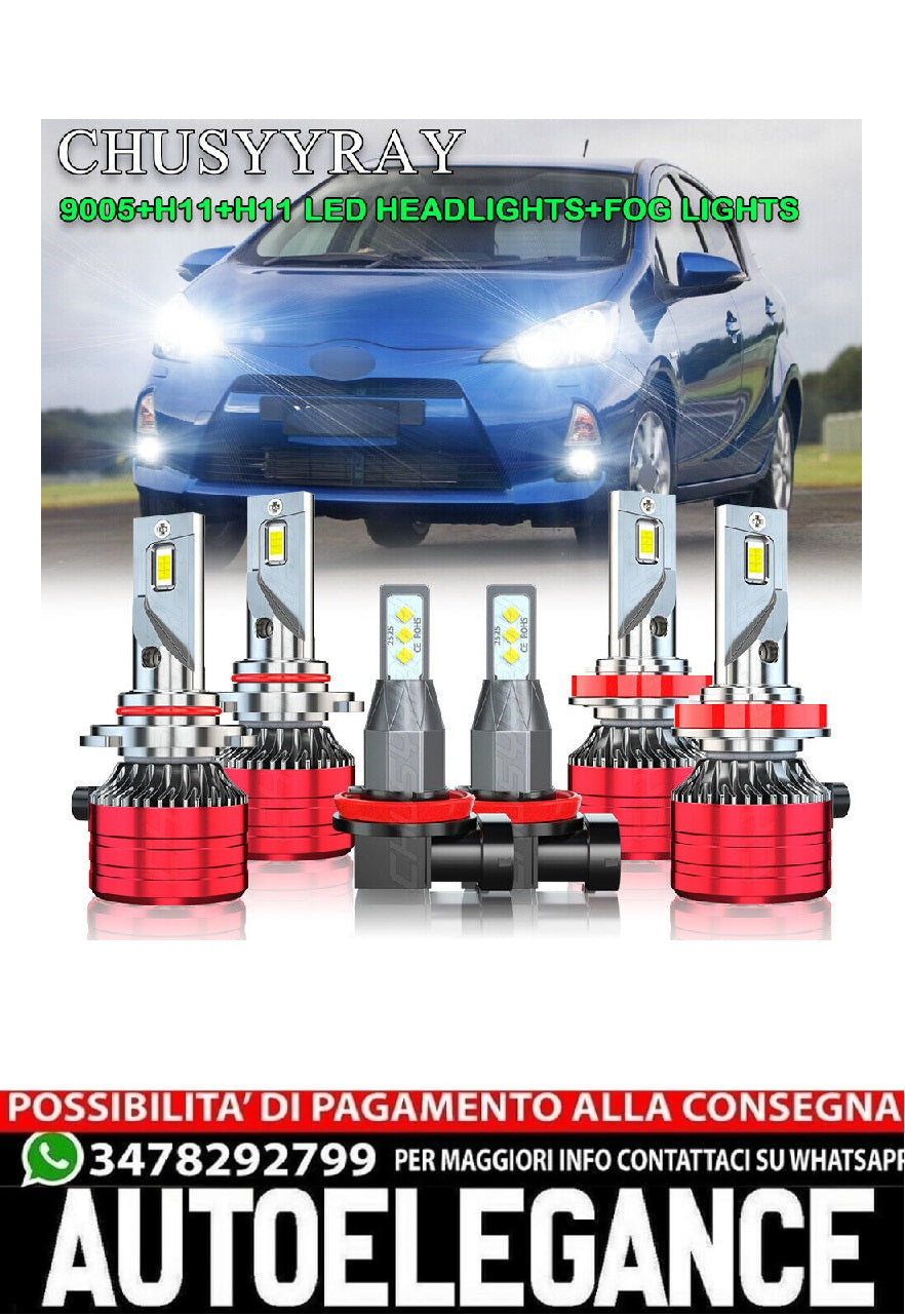 LED bulb kit suitable for Toyota Prius C 2012-2014 