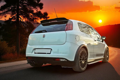 🔥Spoiler Prolunga Tappo Posteriore in ABS Nero Lucido per Fiat Grande Punto 🔥