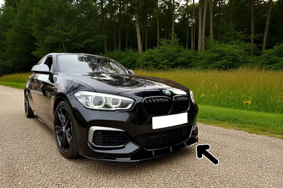 ✨Splitter Anteriore in ABS Nero Lucido per BMW Serie 1 F20/F21 (2015–2019)✨