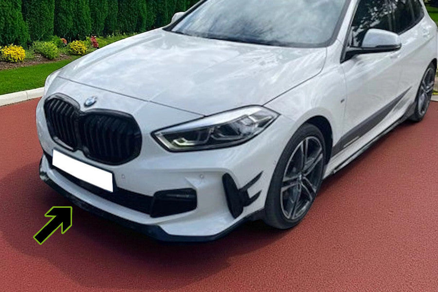 🔥Splitter Anteriore in ABS Nero Opaco per BMW Serie 1 F40 (2019–2022) 🔥