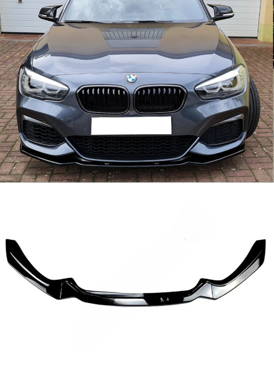 ✨Splitter Anteriore in ABS Nero Lucido per BMW Serie 1 F20 (2015–2019) ✨