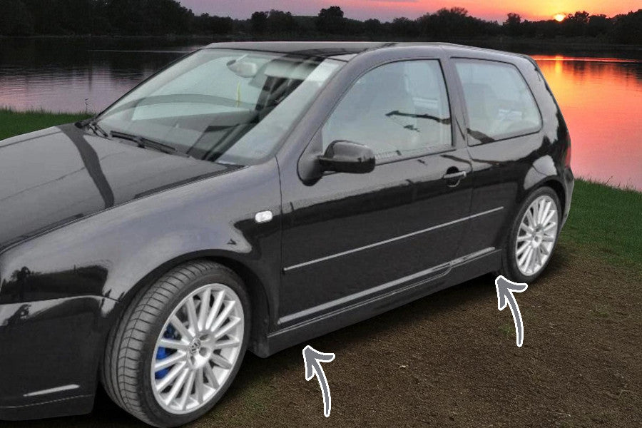 🔥Minigonne Laterali per VW Golf 4 3 Porte (1997–2006) – Estensioni Paraurti 🔥