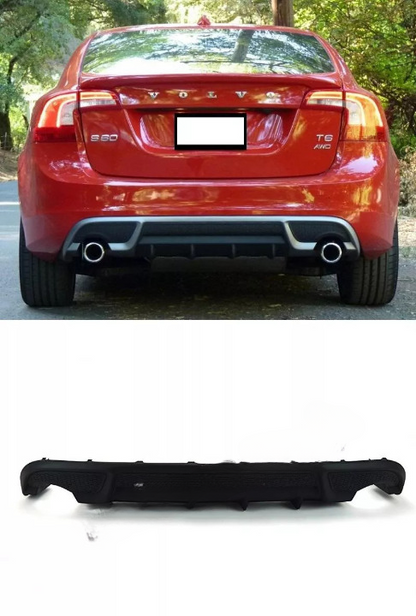 🔥Diffusore Posteriore per Volvo S60 / V60 (2010–2018) – Paraurti Sportivo 🔥