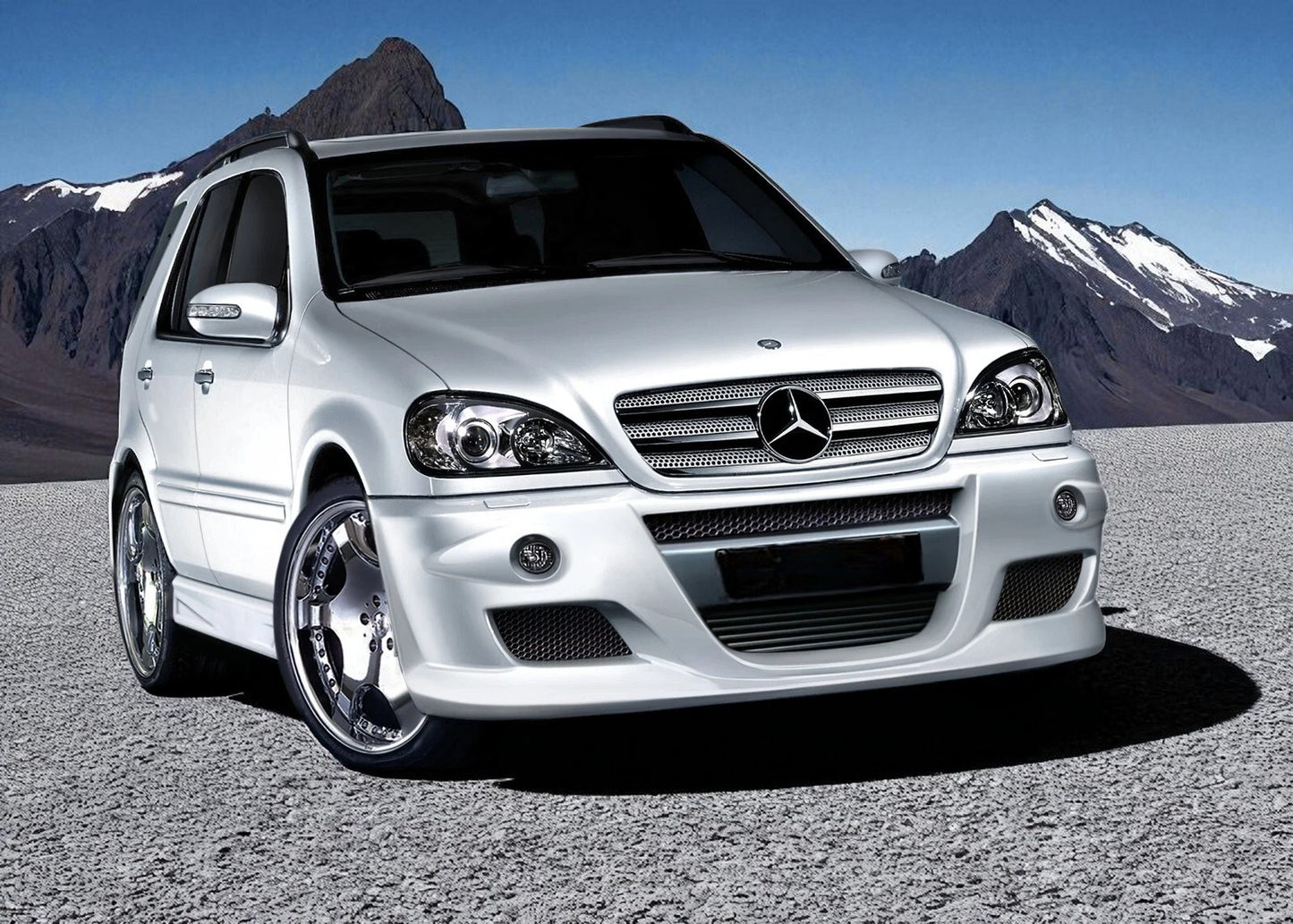 💫 Body Kit Completo per Mercedes ML W163 (1998–2005) – Paraurti Anteriore 💫