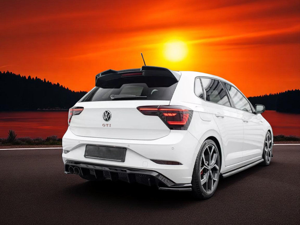 🔥Valvola Posteriore / Cover Estrattore Nero Lucido in ABS per VW Polo GTI🔥