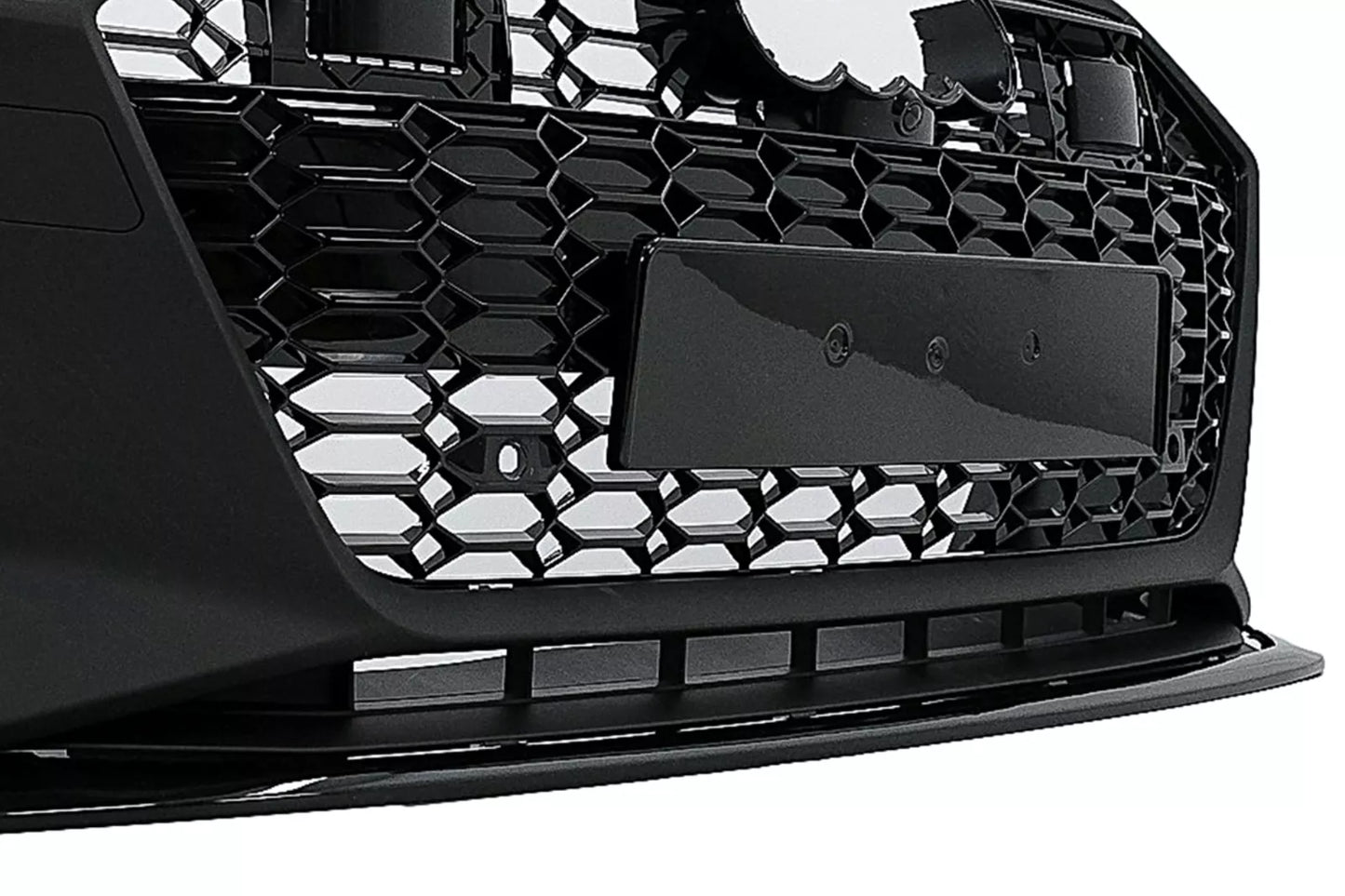 🤩Paraurti anteriore per Audi A6 C8 4K 2018+ RS6 Look Griglia Nero lucido🤩