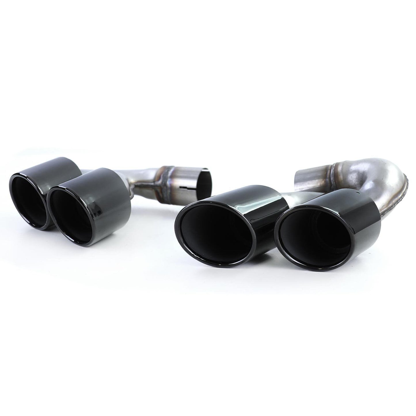 Performance Black Double Pipe Exhaust Tips Suitable for BMW X5 G05 X6 G06 X7 G07 40i