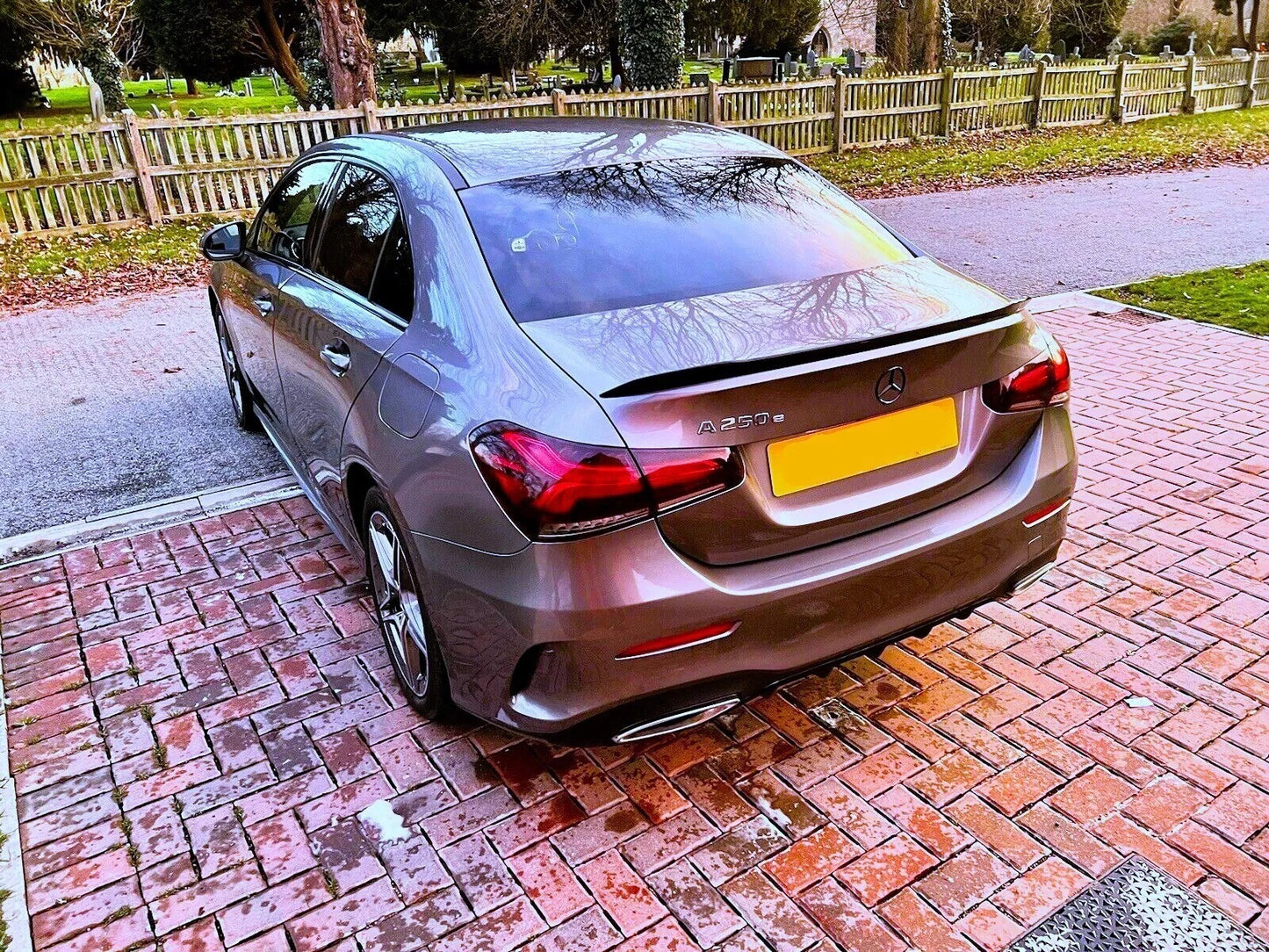 🤩Glossy black spoiler suitable for Mercedes A-Class Sedan V177 AMG🤩