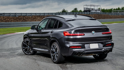 Punte scarico doppia uscita diffusore paraurti per BMW X4 G02 18+ M Sport