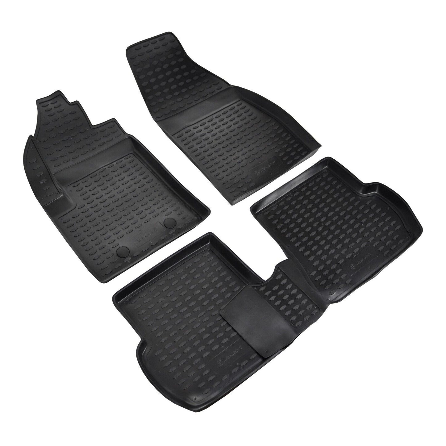 TAPPETI , TAPPETINI AUTO IN GOMMA ADATTI PER  FORD FIESTA 2002-2008 4pcs