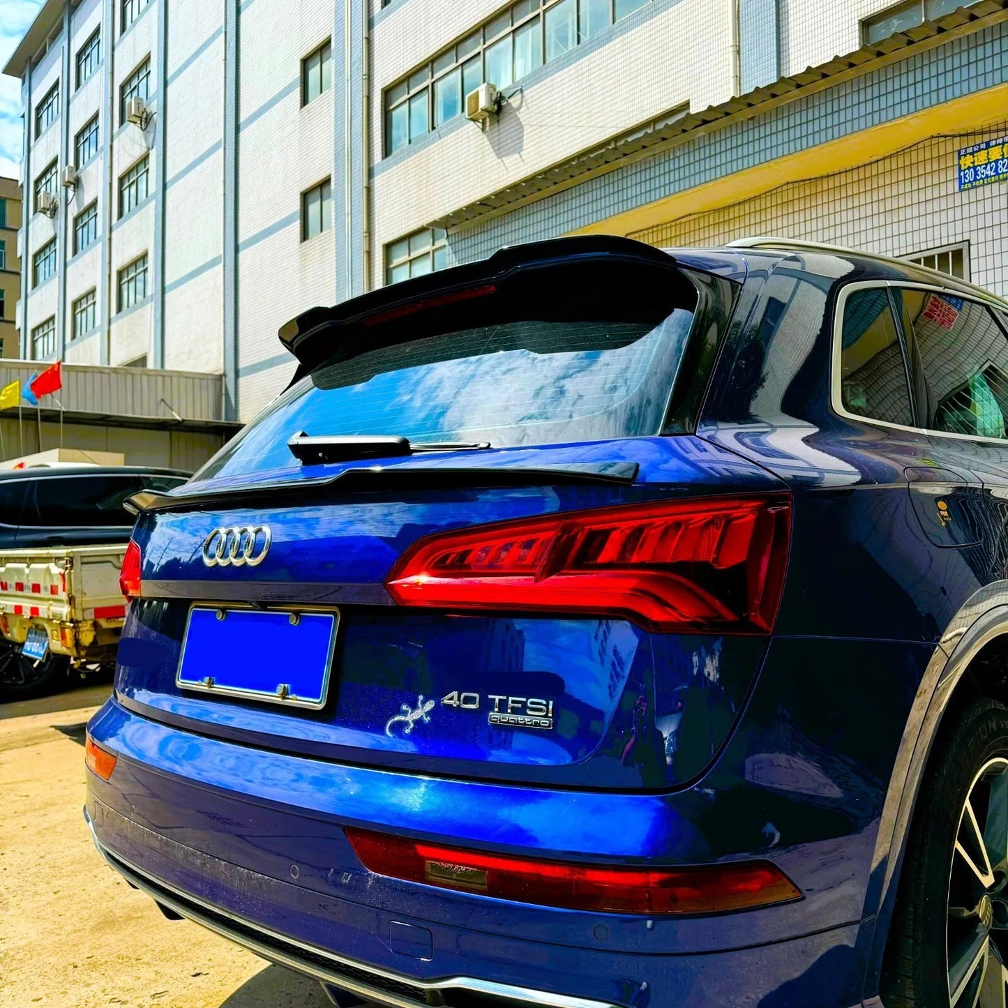 💙KIT Gloss Black Spoiler suitable for Audi Q5 S Line SQ5 💙