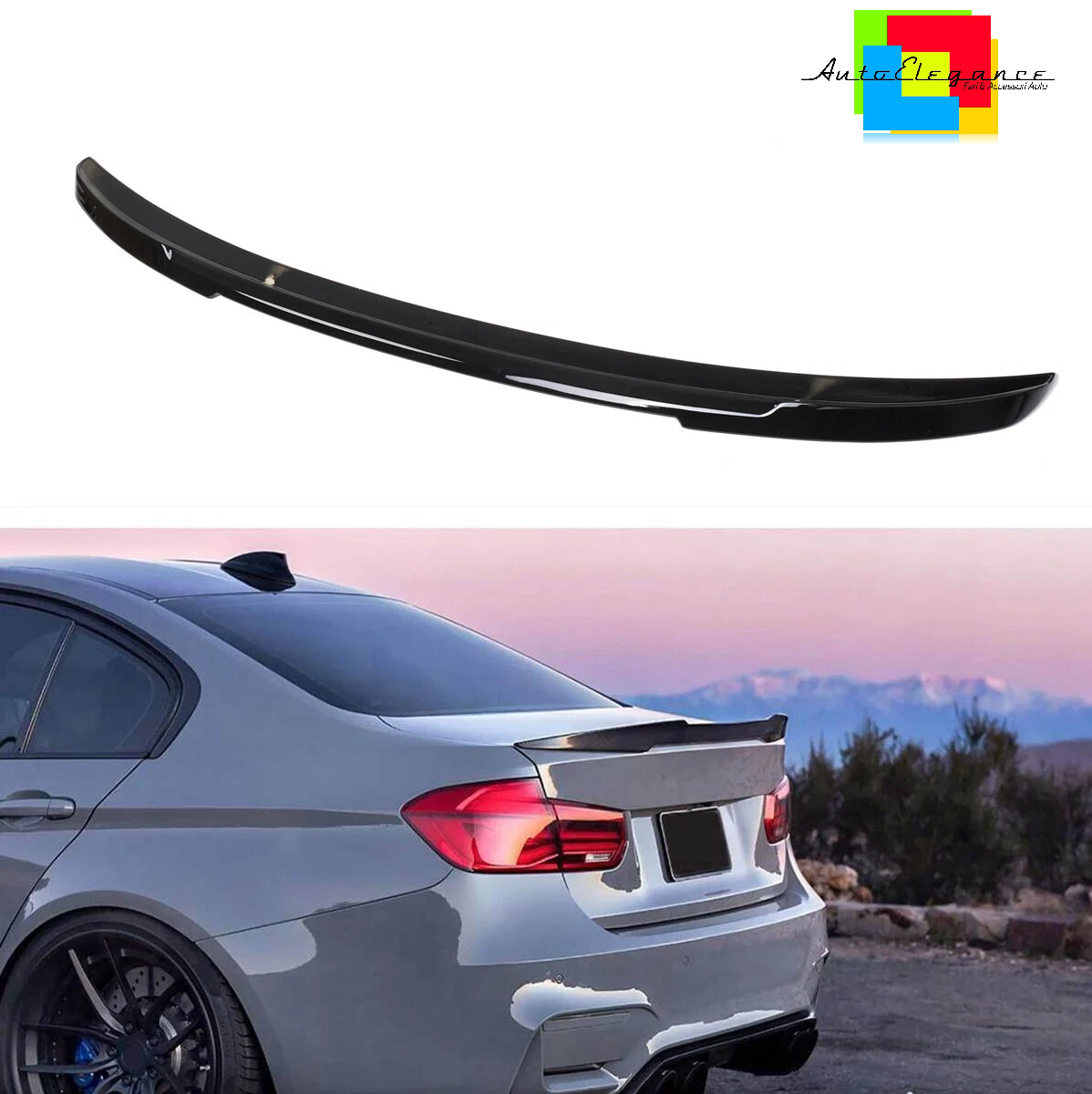 SPLITTER SUITABLE FOR VW GOLF 8 GTI GTD RLINE LOOK GLOSSY BLACK SPORTY DESIGN 