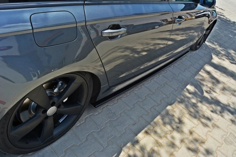 💕Sotto  Minigonne  adatto  per   Audi A6 C7 S Line nero lucido 💕