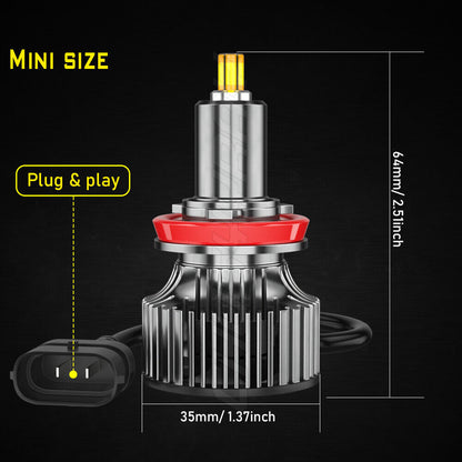For Honda Accord 2008-2017 4x 6000k High/Low Beam Bulbs Kit 