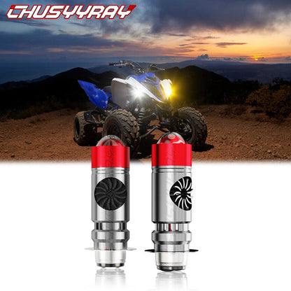 For Yamaha YFZ450 YFZ 450 YFZ450R LED 2004-2019 2020 2021 White Headlight Bulb 