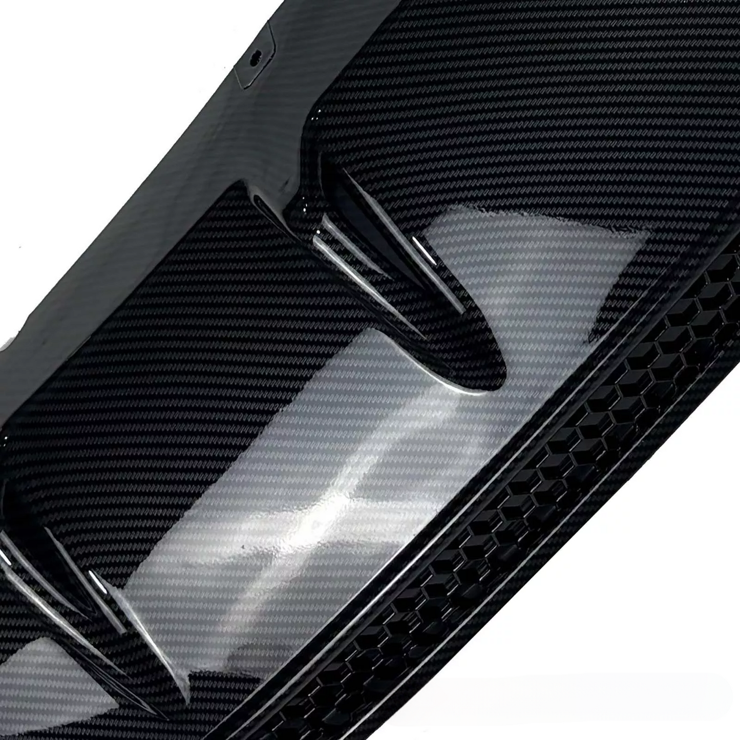 💕HECKDIFFUSOR HECKANSATZ PER ALFA ROMEO STELVIO CARBON OPTIK VELOCE-DESIGN💕