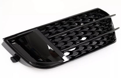 Lato griglie Coperture fendinebbia per Audi A1 8X 2010-2015 RS1 Look Nero