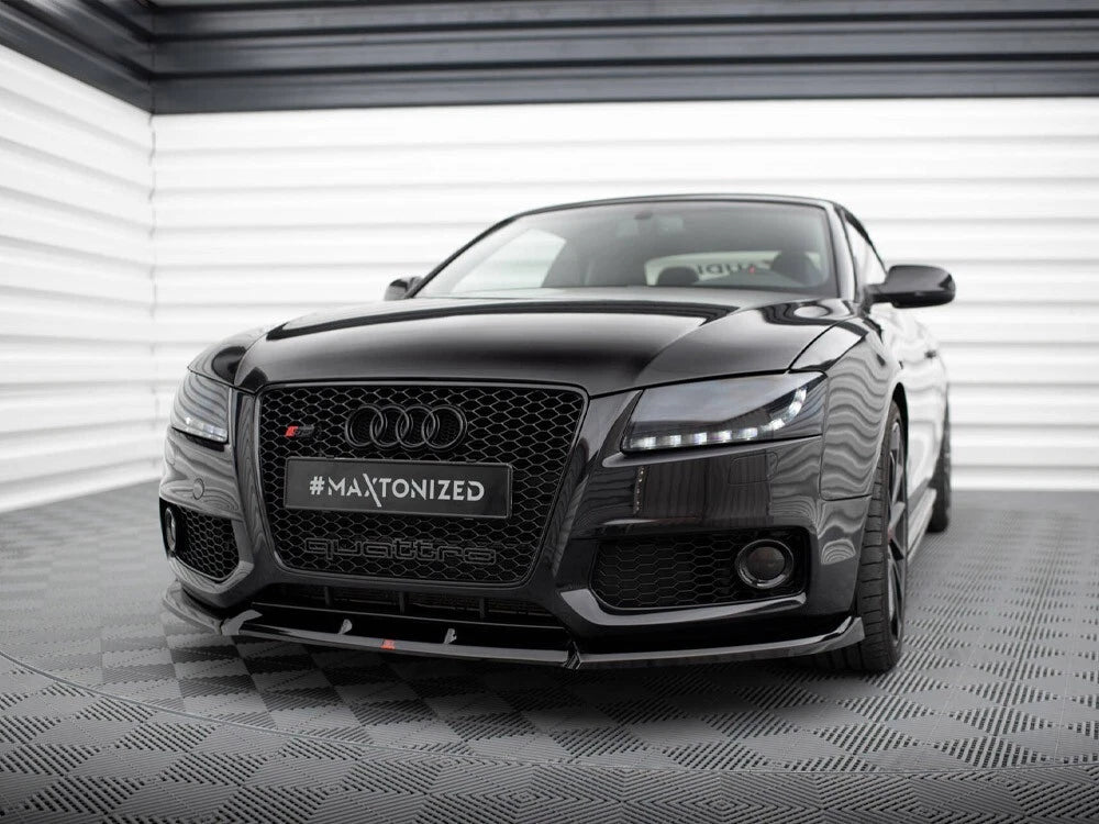 💕  Splitter  adatto  per  AUDI S5/A5 S-LINE 8T  nero  lucido 💕