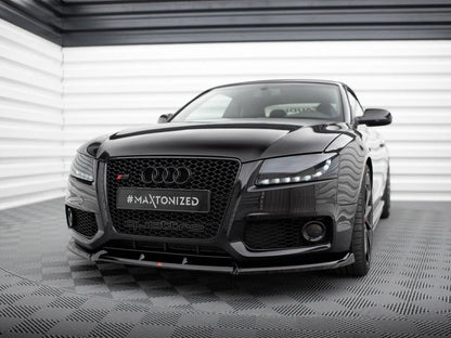 💕  Splitter  adatto  per  AUDI S5/A5 S-LINE 8T  nero  lucido 💕