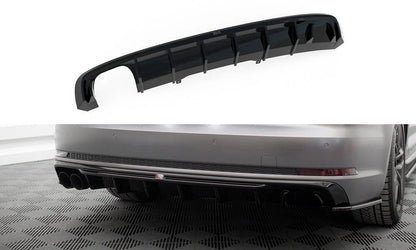 💫Street+ Diffusore Posteriore V.1 adatto per Audi A4 S-line B9 2015-2019💫