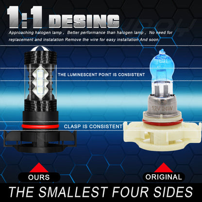 For Chevy Silverado 1500 2500 HD 2007-2015 8000K LED headlights + fendin bulb KIT 