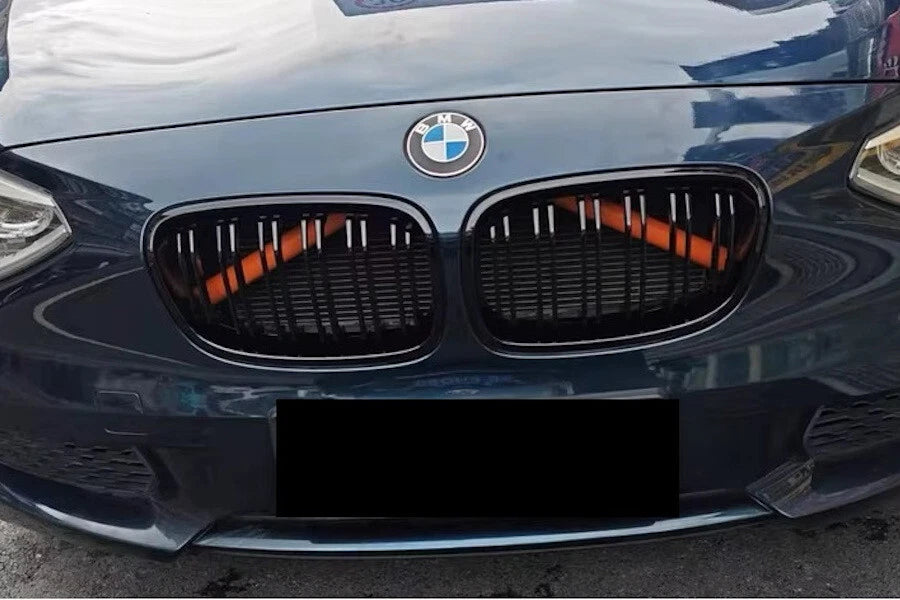 🔥Griglia Anteriore Tuning in ABS Nero Lucido per BMW Serie 1 F20 (2011–2015) 🔥